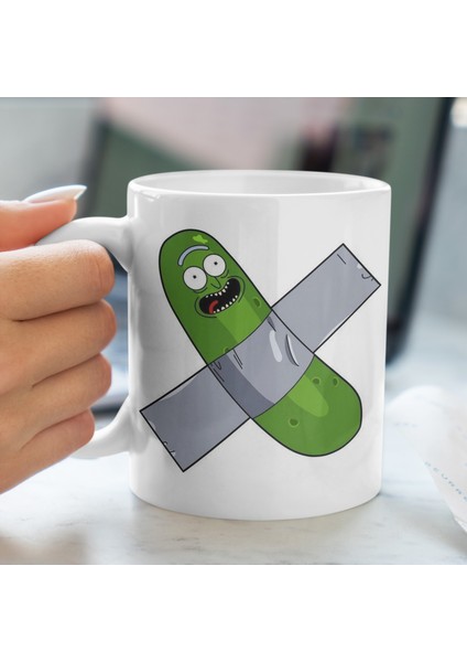 Kupa Bardak - Rick And Morty Turşu Rick Desenli Kupa Bardak - Hediyelik Kupa Bardak