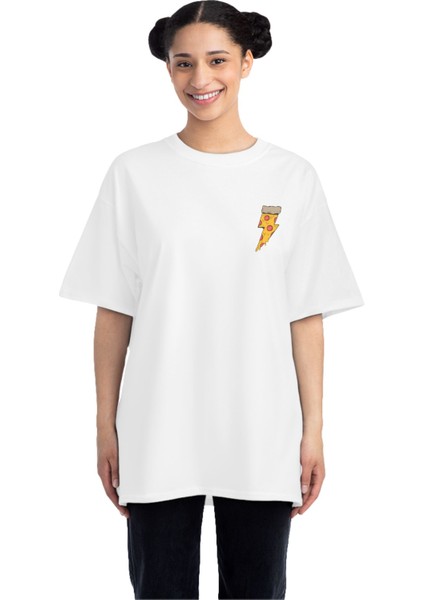 Pitza - Oversize Unisex Tişört Streetwear Etoile Studio