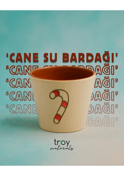 Seramik 'cane' Su Bardağı