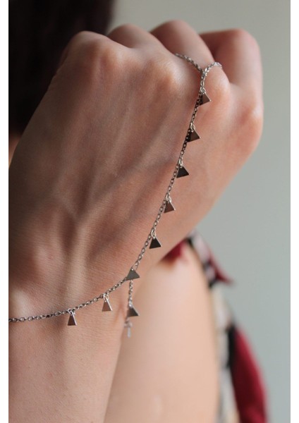 Üçgen Model Gümüş Şahmeran