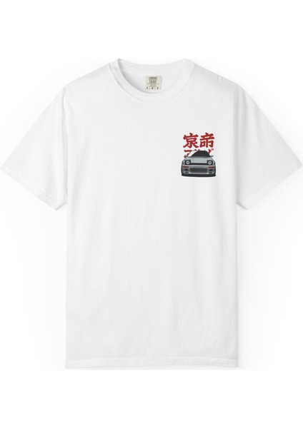 Initial D - Oversize Unisex Tişört Streetwear Etiole Studio
