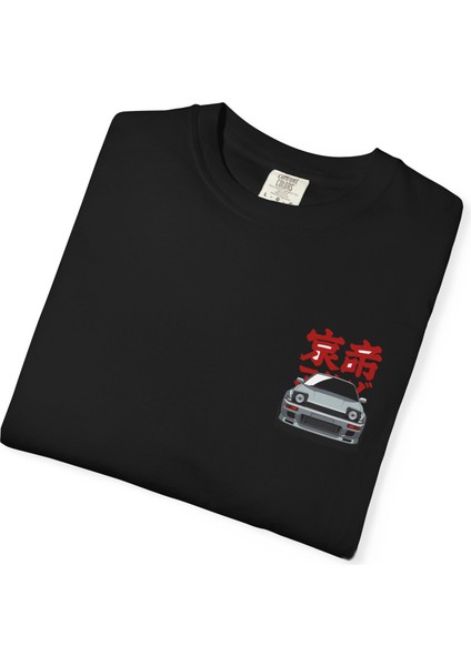 Initial D - Oversize Unisex Tişört Streetwear Etiole Studio