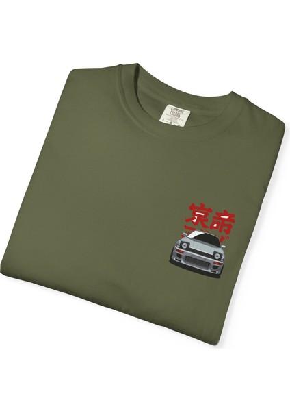Initial D - Oversize Unisex Tişört Streetwear Etiole Studio