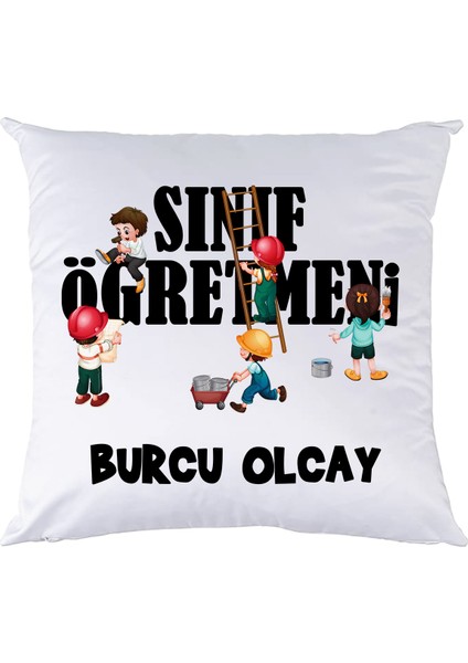 Sınıf Öğretmenine Hediye İsimli Yastık