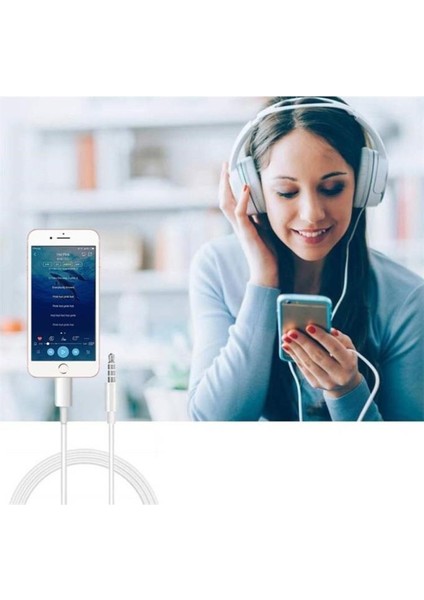 Iphone 7 8 x Max 11 12 Pro Uyumlu Lightning To Aux Kablo 1mt Araç Müzik Kulaklık Ses Aux Dönüştürücü modelleri