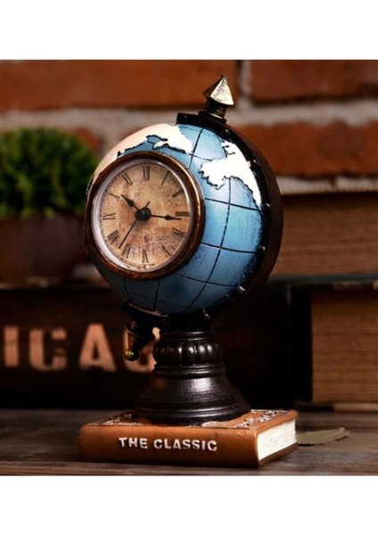 Dünya Küre Dekoratif Biblo