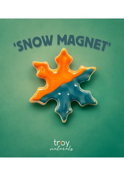 Seramik Snow Magnet
