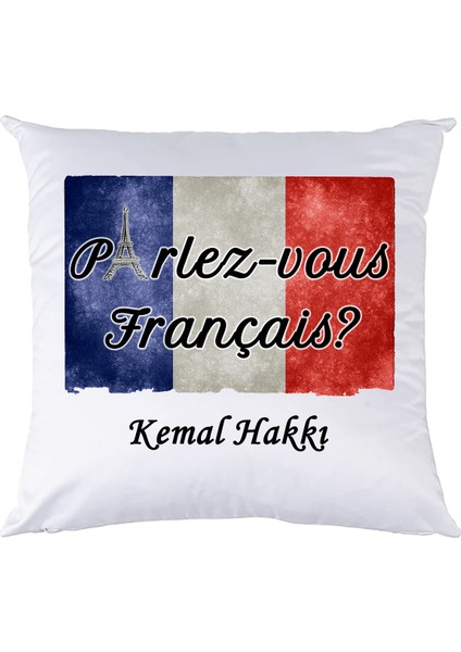 Fransızca Öğretmenine Hediye İsimli Yastık