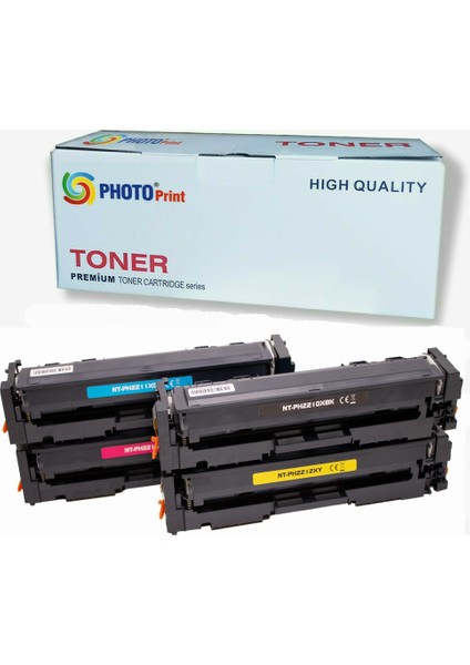 Hp Color Laserjet Pro 216A Chipli 4 Renk Ithal Muadil Toner Seti 1.000 Syf