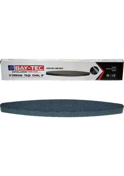 MK1060 Tırpan Taşı Oval 9" 230 mm