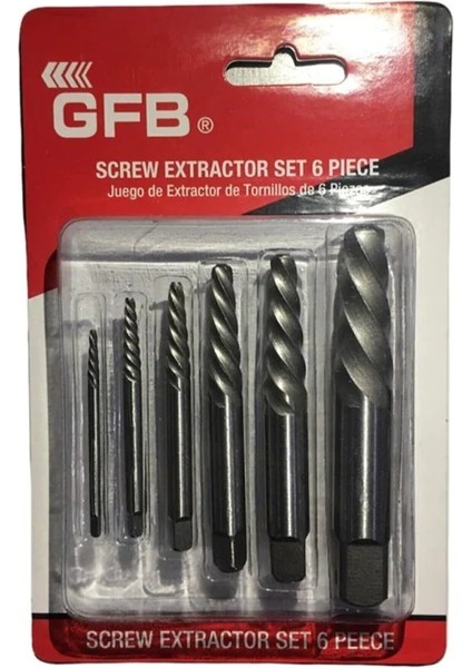 Ters Kılavuz Seti 6 Parça Hafif Hizmet GFB3951
