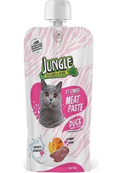 Kedi Maması Et Ezmeli Taze Ördekli Bal Kabaklı 90 G