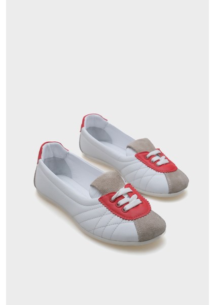 Flora Bağcıklı Deri Kadın Spor Ayakkabı Sneaker modelleri