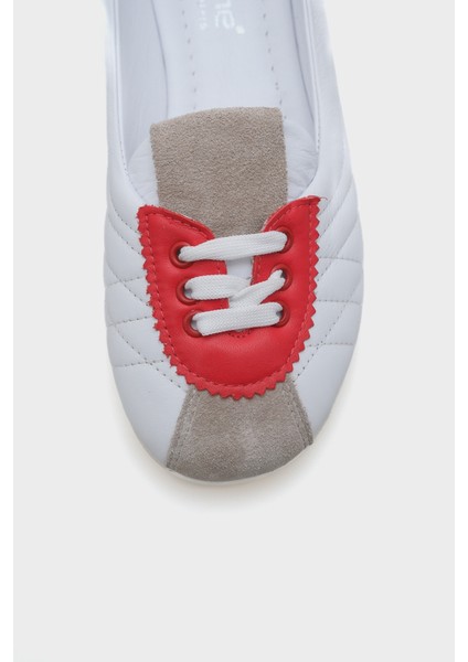 Flora Bağcıklı Deri Kadın Spor Ayakkabı Sneaker indirimleri