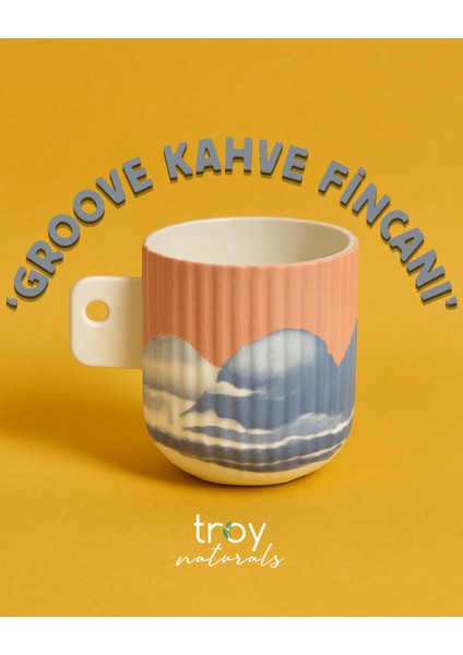 Seramik Groove Kahve Fincanı
