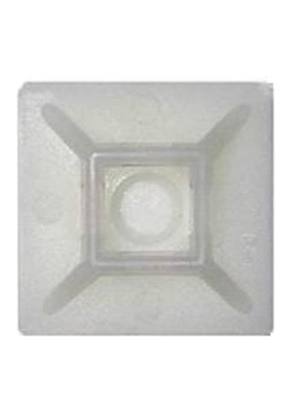 Yapışkanlı Kroşe 28MM x 28MM - Beyaz - 25 Adet