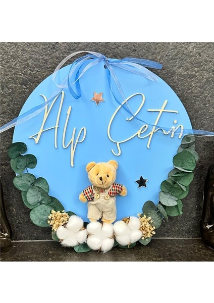 Kız & Erkek Bebek, Kapı- Hastane ve Duvar Süsü - Kuru Çiçek & Peluş Oyuncaklı fiyatları