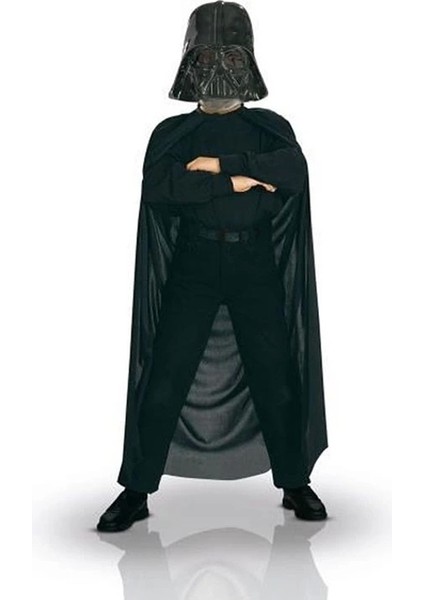 Çocuk Boy Darth Vader Maskesi ve Pelerin Seti
