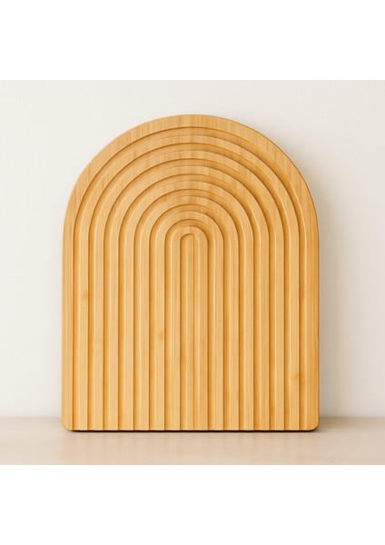 Oval Bambu Sunum ve Kesim Tahtası - 32.5 x 24.5 cm, Çok Amaçlı ve Şık Tasarım fırsatları