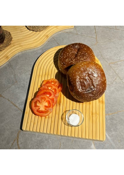 Oval Bambu Sunum ve Kesim Tahtası - 32.5 x 24.5 cm, Çok Amaçlı ve Şık Tasarım indirimleri