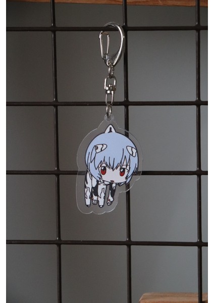 Neon Genesis Evangelion Rei Ayanami Akrilik Anahtarlık