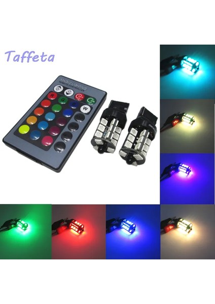 T20 LED Lamba Uzaktan Kumandalı 27 Ledli Yedi Renkli
