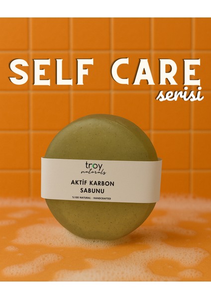 Yuvarlak Aktif Karbon Sabunu 90 gr