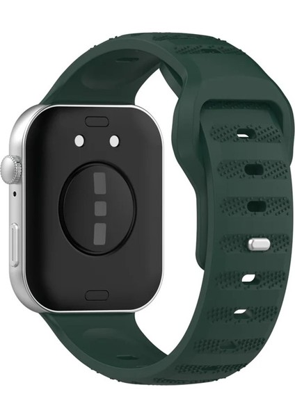 Huawei Watch Fit 3 / Fit 4 / Fit 4 Pro Nokta Detay Spor Esnek Ayarlanabilir Silikon Kayış Şık Kordon