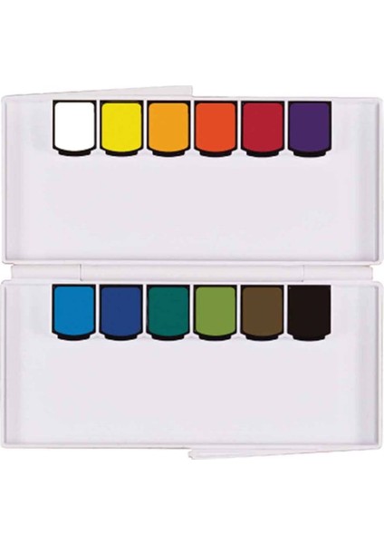 Sulu Boya Silver Tablet Pigment 12'li 5012 fiyatları