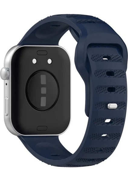 Huawei Watch Fit 3 / Fit 4 / Fit 4 Pro Nokta Detay Spor Esnek Ayarlanabilir Silikon Kayış Şık Kordon