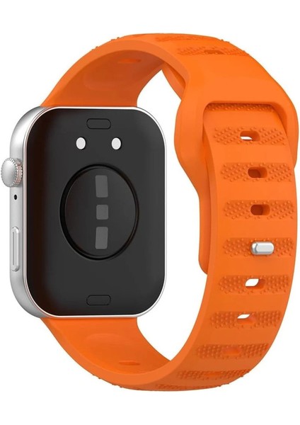 Huawei Watch Fit 3 / Fit 4 / Fit 4 Pro Nokta Detay Spor Esnek Ayarlanabilir Silikon Kayış Şık Kordon