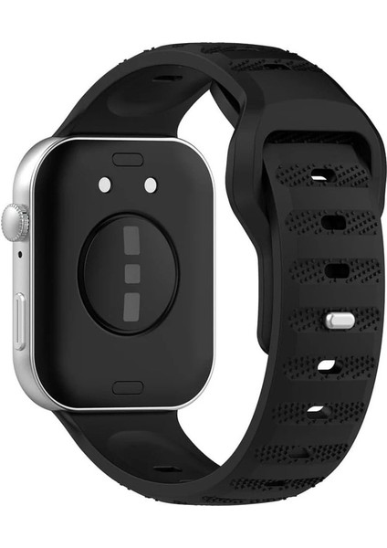 Huawei Watch Fit 3 / Fit 4 / Fit 4 Pro Nokta Detay Spor Esnek Ayarlanabilir Silikon Kayış Şık Kordon