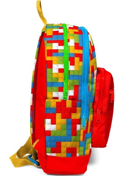 Desenli Okul Çantası Beslenme Kalemlik 3lü Set 23775 indirimleri