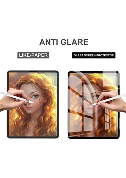 Ekran Koruyucu Eskiz Dokunma Hassasiyeti Grafik Kalemle Çizim Mat Pencil Sketch Film Paper Like Apple iPad 10. Nesil 10.9 Inç ile Uyumlu Ürün