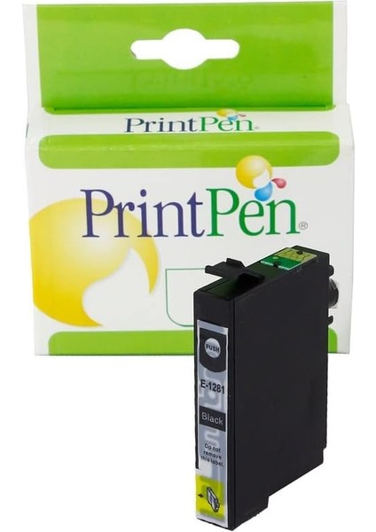 Epson T1281XL Siyah Yüksek Kapasite (15ML.) Muadil Mürekkep Kartuşu