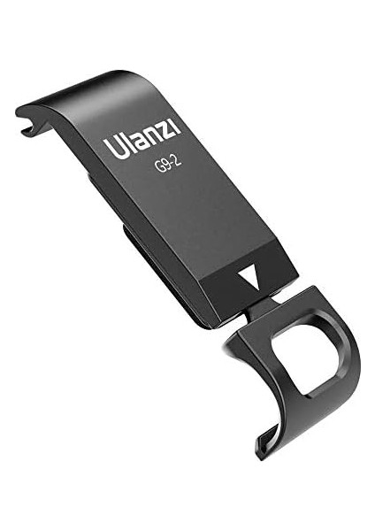 G9-2 Pil Kılıfı Çıkarılabilir Şarj Bağlantı Noktası Adaptörü Alüminyum Gopro Hero 9 ve Gopro Hero 10 Siyah ile Uyumlu