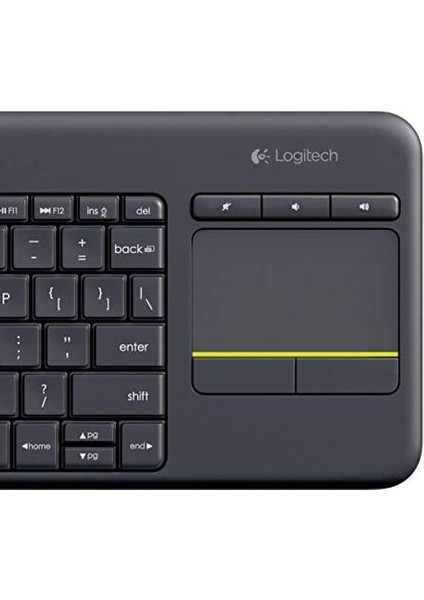 K400 Plus Rf Kablosuz Qwerty Türkçe Siyah Klavye (Standart, Kablosuz, Rf Kablosuz, Qwerty, Siyah)