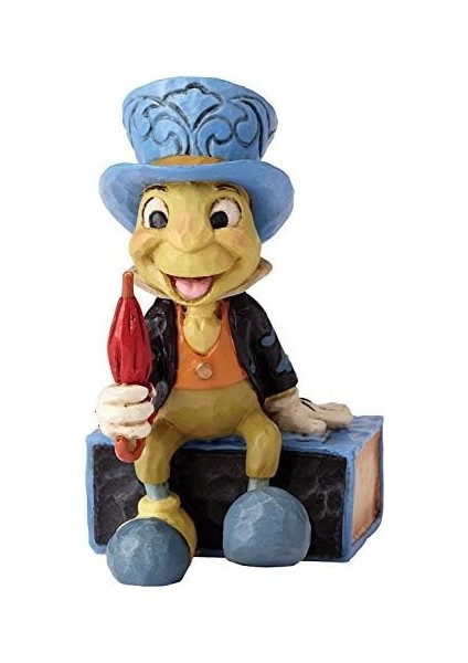 Geleneklerine Göre 4054286 Jiminy Kriket Mini Figür, Taş, Renkli, 4 x 5 x 7 cm