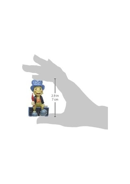 Geleneklerine Göre 4054286 Jiminy Kriket Mini Figür, Taş, Renkli, 4 x 5 x 7 cm