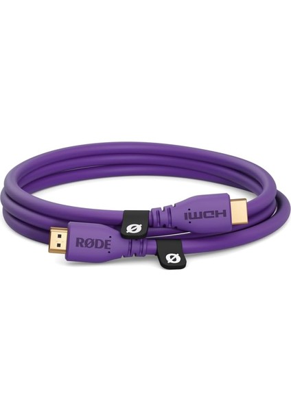 Hdmı-1.5 Premium Yüksek Hızlı HDMI Kablosu Ethernetli (1,5m/5ft, Mor)