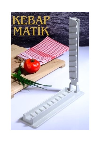 Kebapmatik Adana Urfa Kebap Kalıbı Aparatı Pratik Hızlı Kebap Makinesi Kutusu…