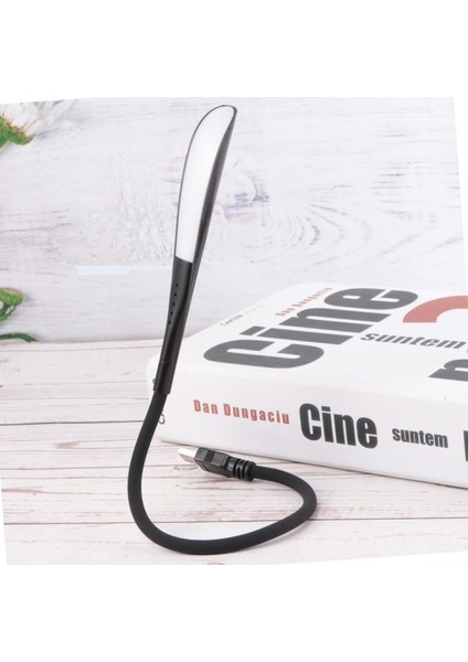 USB Girişli 14 Ledli 3 Kademeli Dokunmatik Masa/kitap Okuma Lambası Ledi Siyah