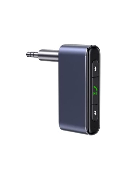 Quick Bluetooth Receiver 3.5mm Jack Aux Wireless Audio Araç Kiti Mikrofonlu Stereo Ses Aktarım Navigasyon Yayını Lıvx-Wac