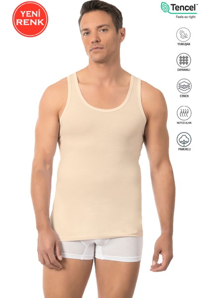 Özkan 10852 Erkek Premium Kumaş Pamuklu Modal Esnek Rahat Kalın Askılı Atlet