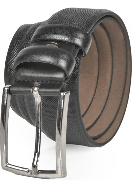 3,5 cm Lazer Işlemeli Klasik Deri Kemer 2402628