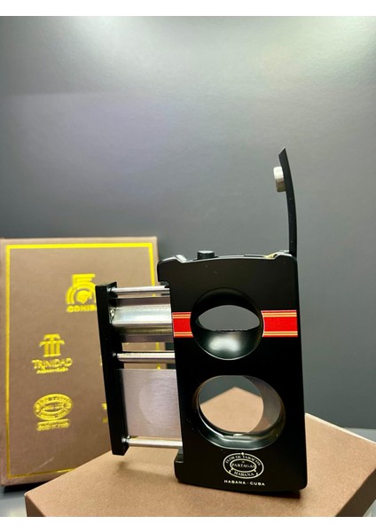 Özel Üretim Ultra Lüks Profesyonel Puro Makası ve Puro Delici - Designed Cuba