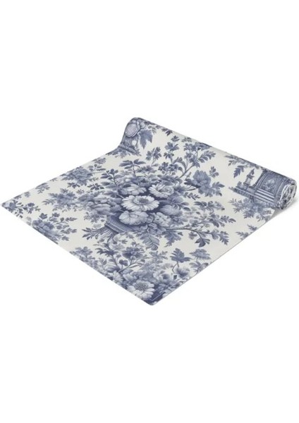 Chinoiserie Mavi Desen Ranır - Runner
