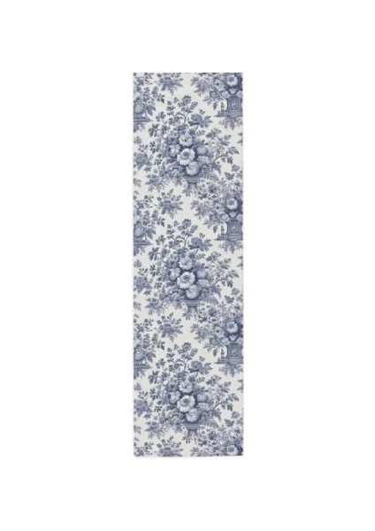Chinoiserie Mavi Desen Ranır - Runner
