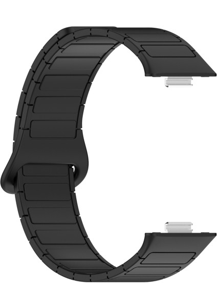 Huawei Watch Fit 3 / Fit 4 / Fit 4 Pro Uyum Manyetik Silikon Bakla Desen Kordon Ayarlanabilir Kayış fiyatları