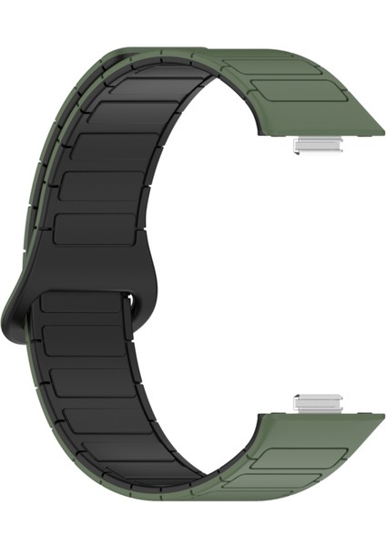 Huawei Watch Fit 3 / Fit 4 / Fit 4 Pro Uyum Manyetik Silikon Bakla Desen Kordon Ayarlanabilir Kayış modelleri